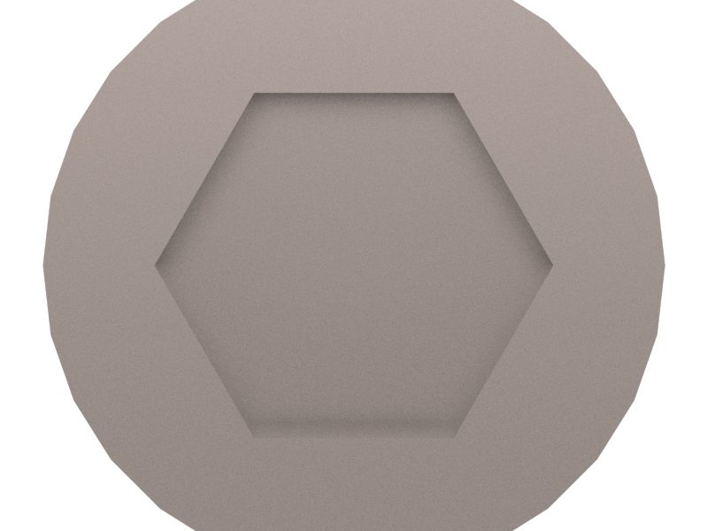 Болт с шестигранной головкой с резьбой M12X1,75