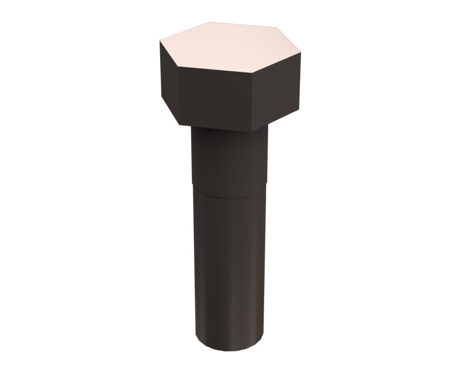 Болт с шестигранной головкой с резьбой 9/16-12