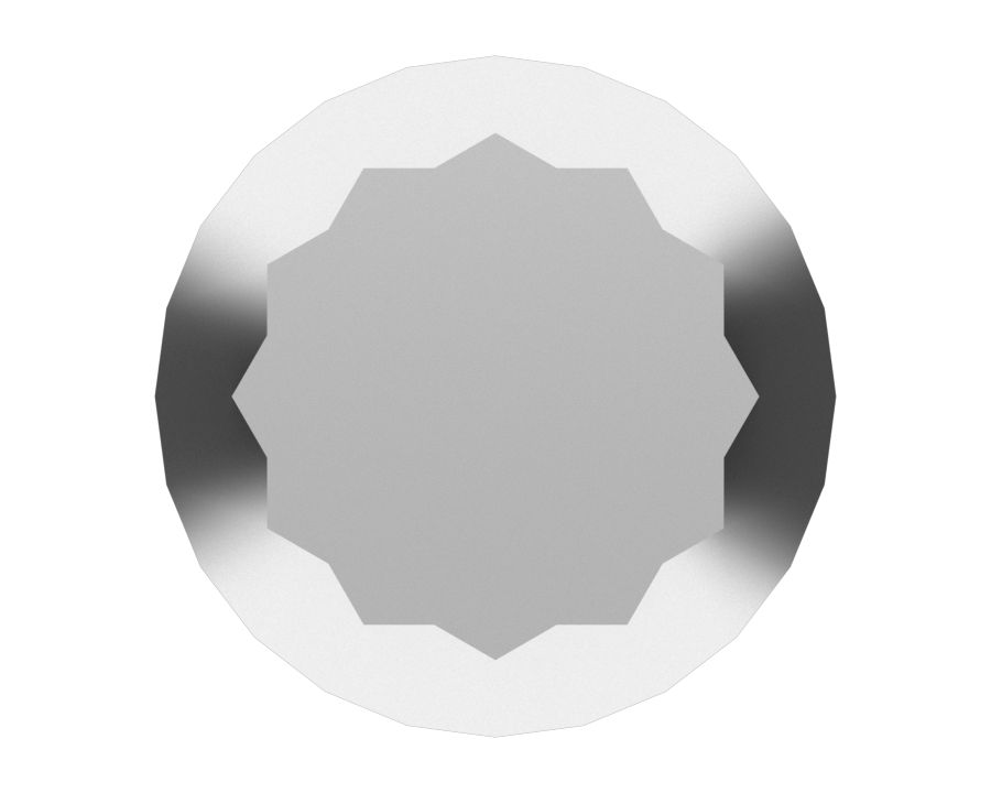 Болт с 12-гранной головкой с резьбой 5/16-18