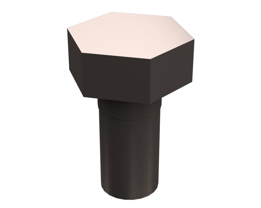 Болт с шестигранной головкой размером M6-1 x 12 мм