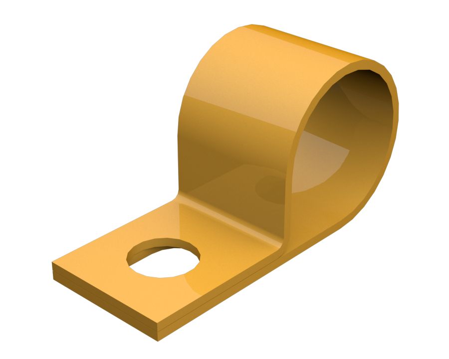 Стальной однотрубный хомут диаметром 25,40 мм