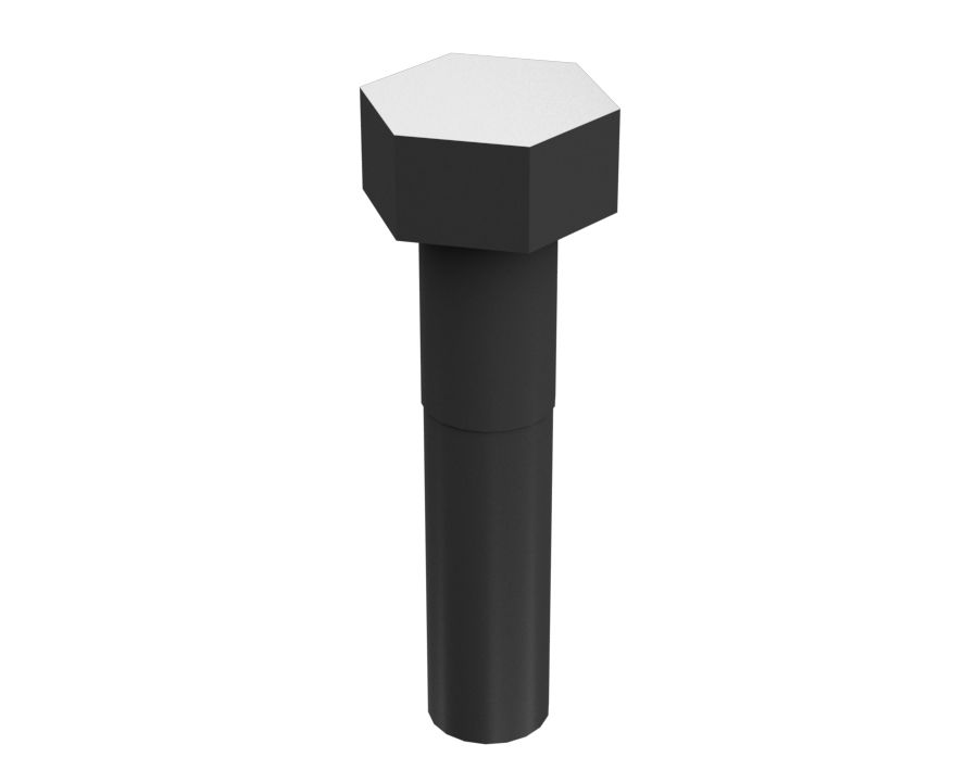 Стальной болт с внешней шестигранной головкой и резьбой 5/16-18 дюймов