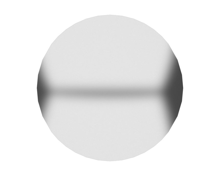 Стальной штифт со сферическим концом длиной 13,97 мм