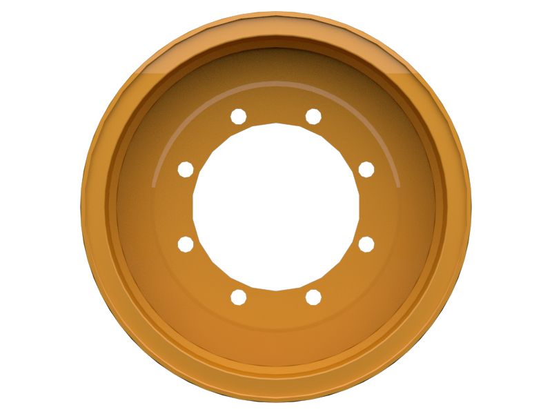 Переднее колесо толщиной 252,6 мм