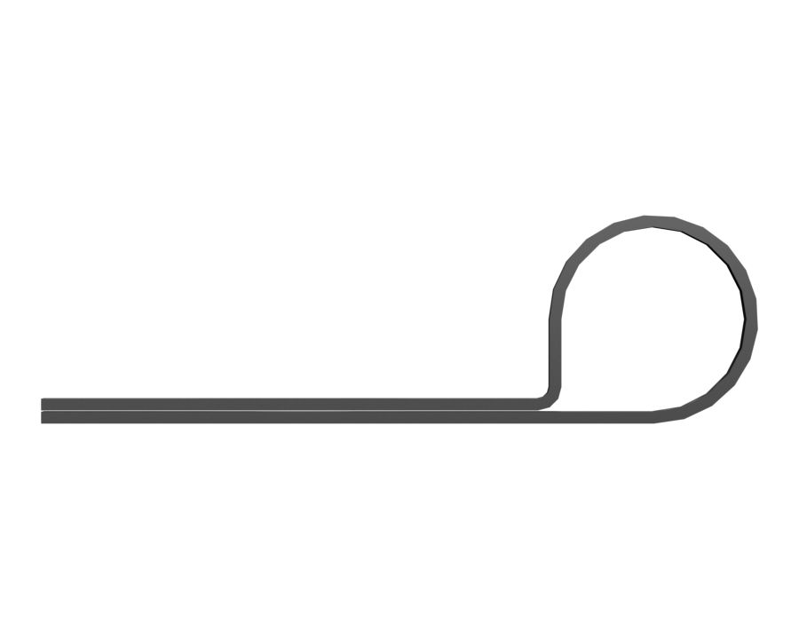 Крепежный зажим с одним пазом M14, 12,70 мм