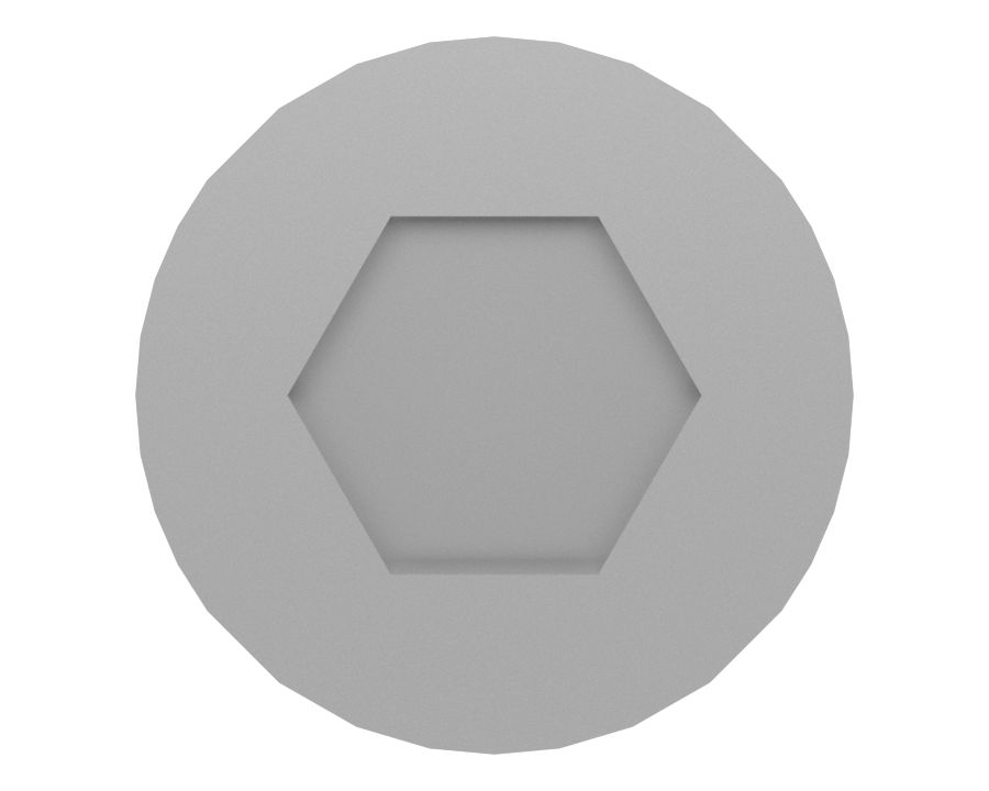 Болт с шестигранной головкой под торцевой ключ M6-1 х 30 мм