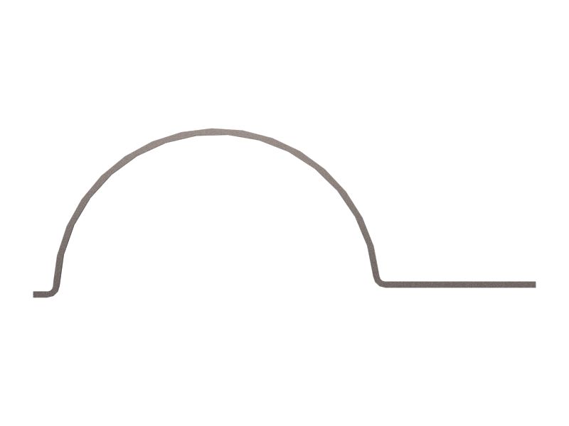 Стальной хомут с минимальным внутренним диаметром 159,00 мм