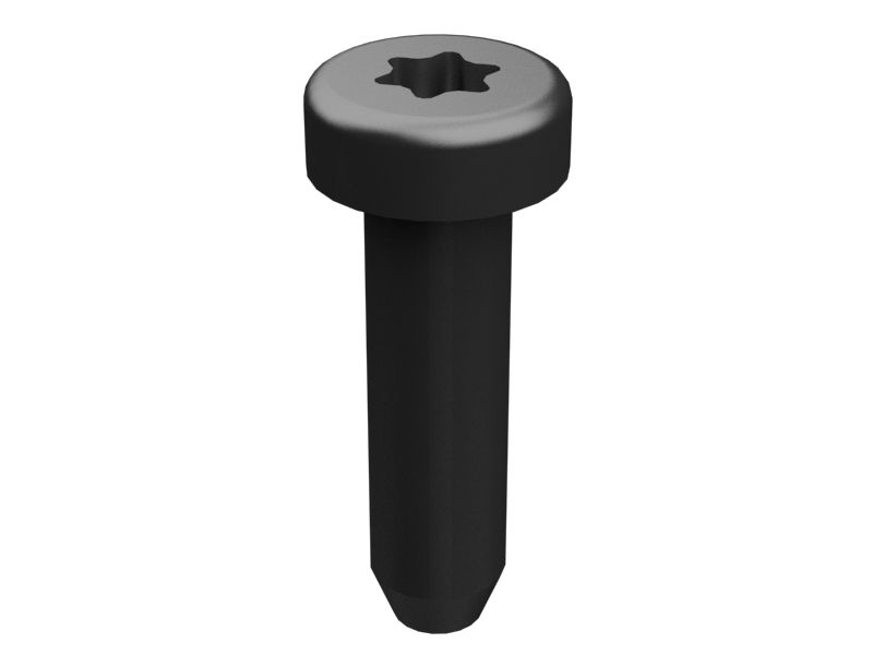 Винт с круглой головкой со специальной резьбой 10-14