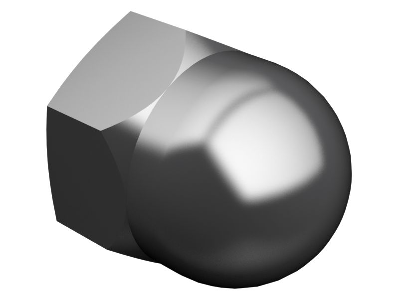 Шестигранная колпачковая гайка M8 x 1,25 мм