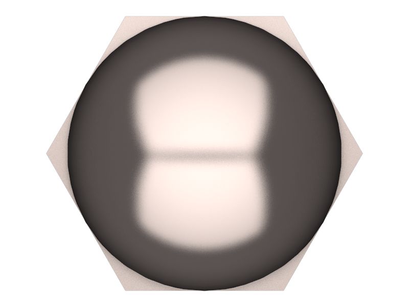 Шестигранная колпачковая гайка M8 x 1,25 мм