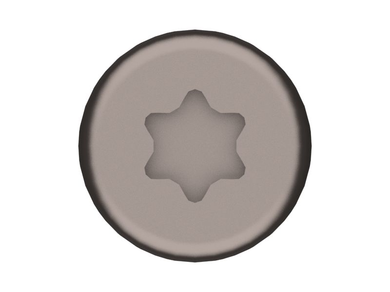 Винт с круглой головкой со специальной резьбой 10-14