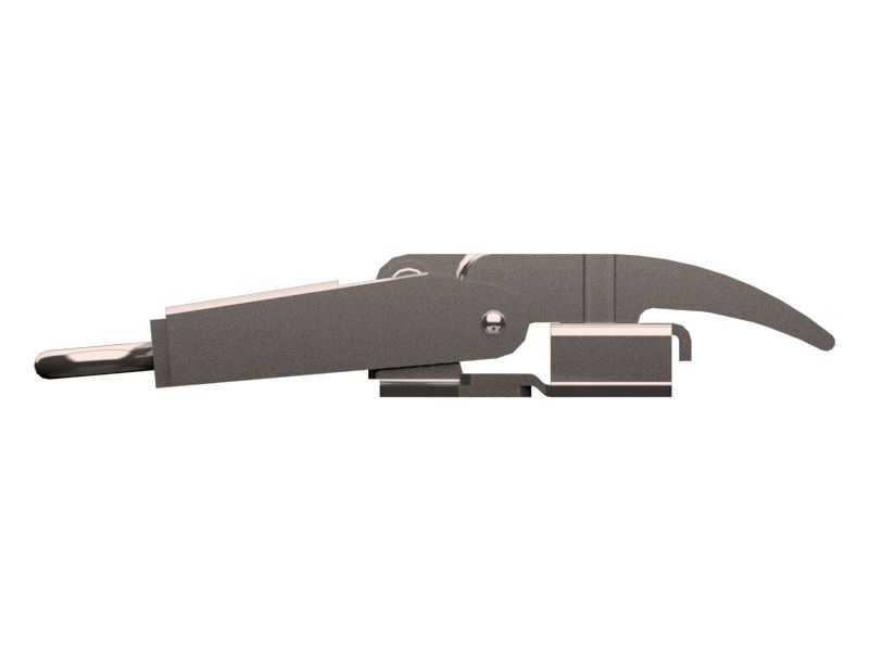 Крепежная деталь защелки капота нажимного типа