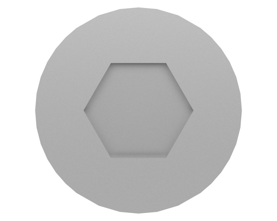 Болт с шестигранной головкой под торцевой ключ M8-1,25 x 25 мм