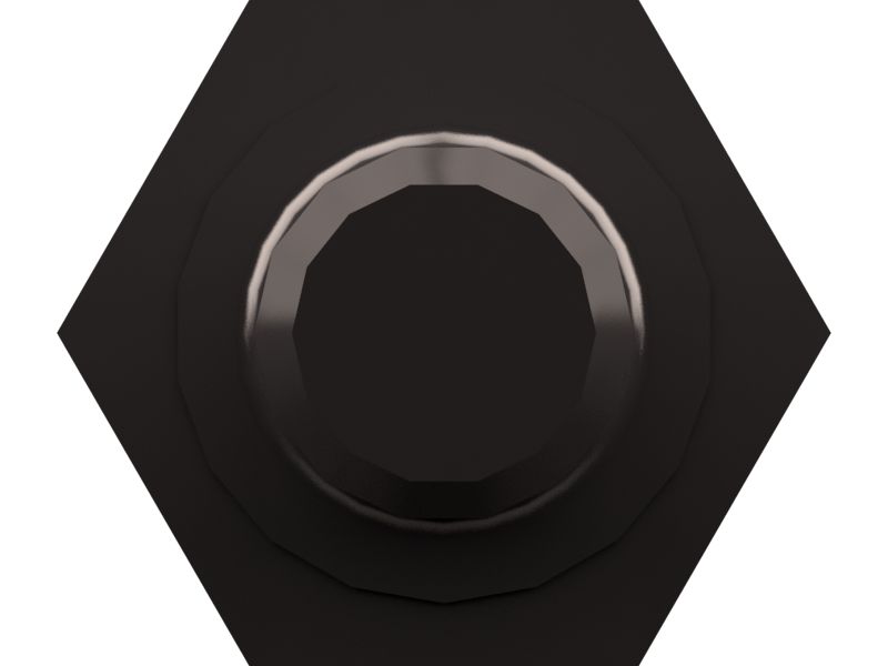 Болт с шестигранной головкой 9/16"-12 x 4