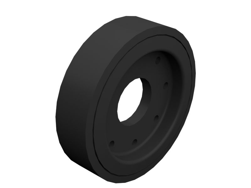 Колесо тележки в сборе