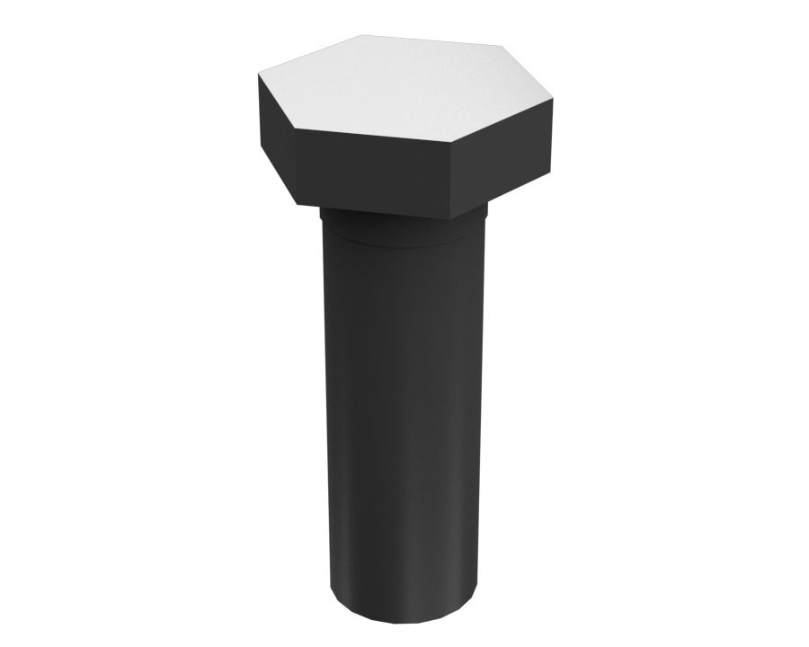 6V-1943: 3/8" 六角头螺栓