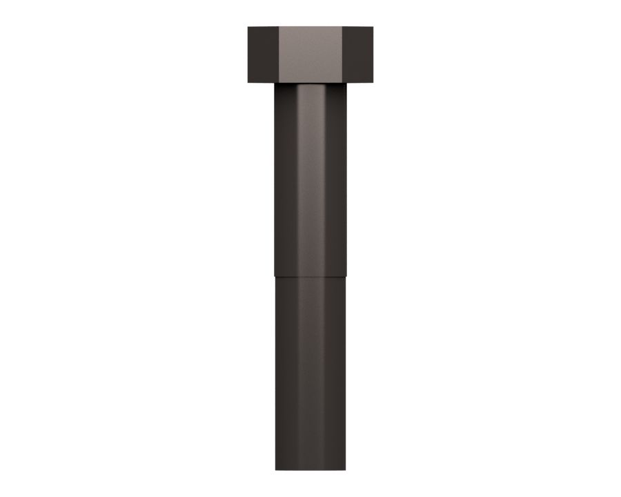 Болт с шестигранной головкой, резьба 3/8''-16, длина 2''