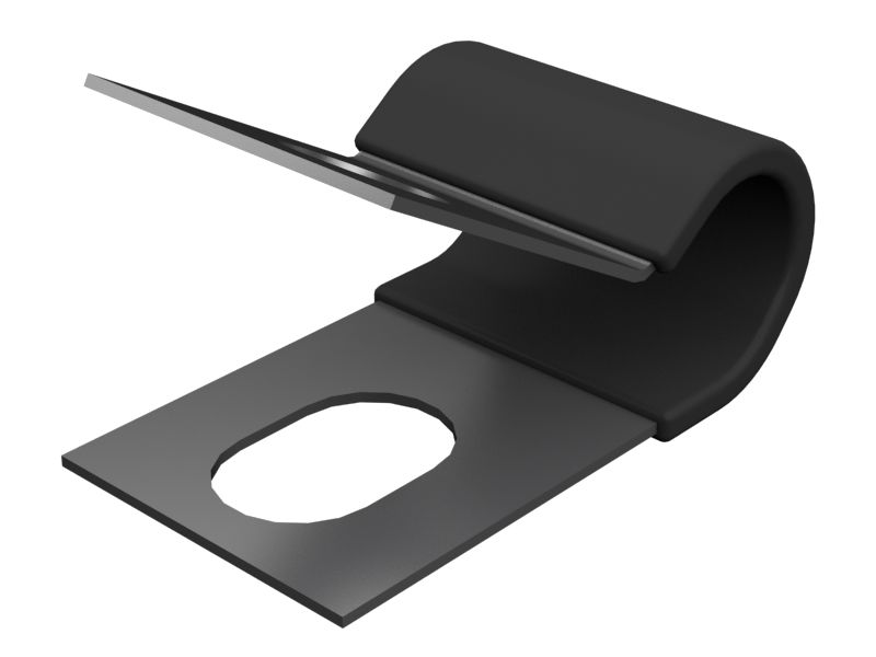 Стальной хомут 12,70 мм с одиночной трубкой