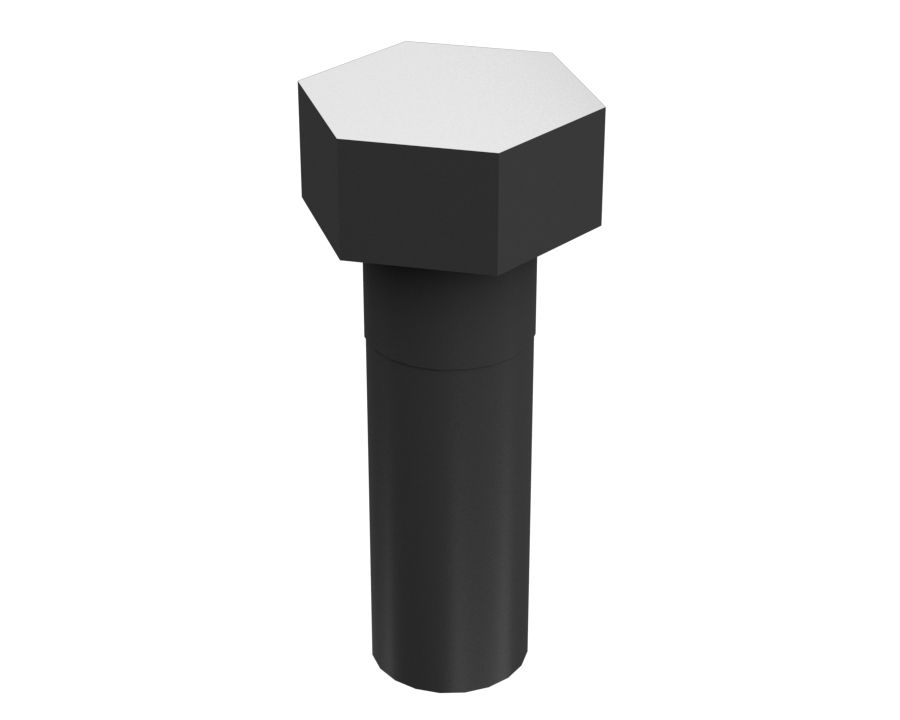 Болт с шестигранной головкой 1''-8 x 3''