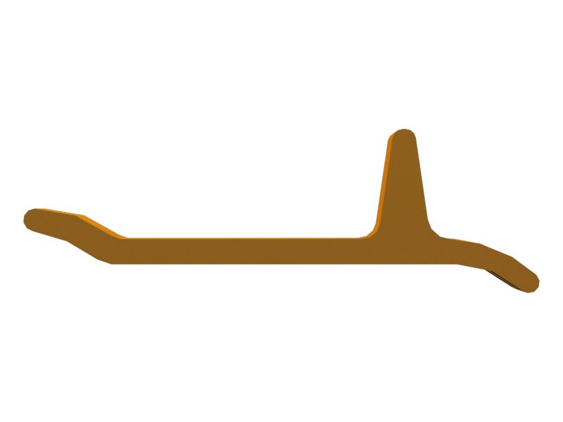 Башмак траковой ленты шириной 660 мм