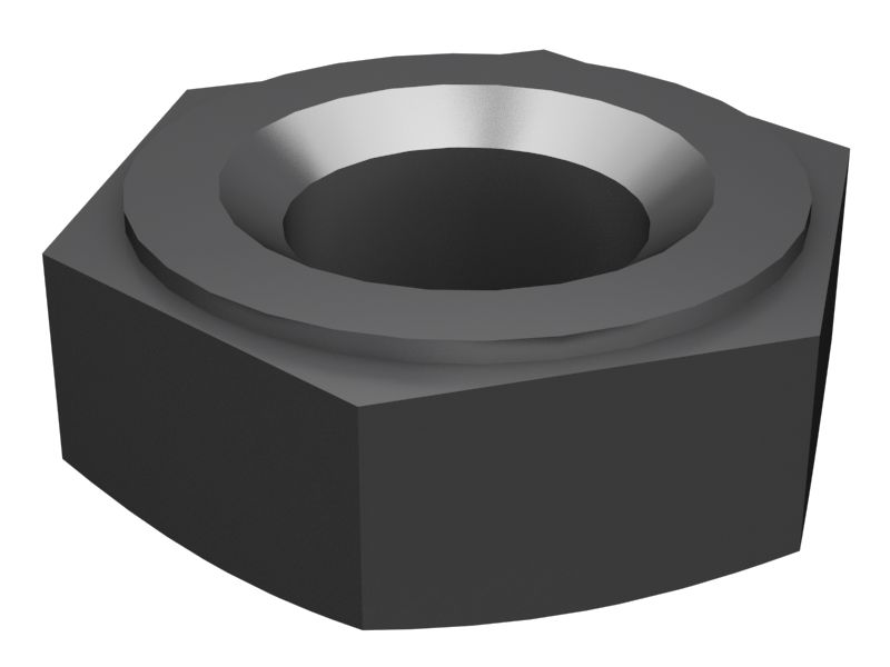 Гайка шестигранная с резьбой 5/16''-18