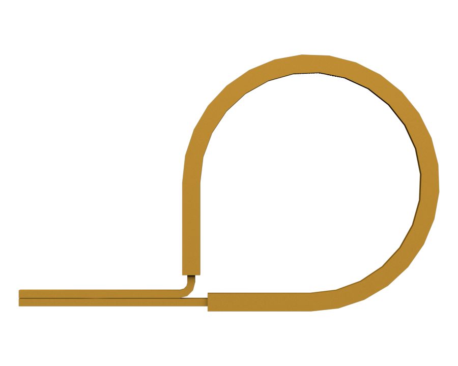 Петлевой хомут с внутренним диаметром 34,92 мм