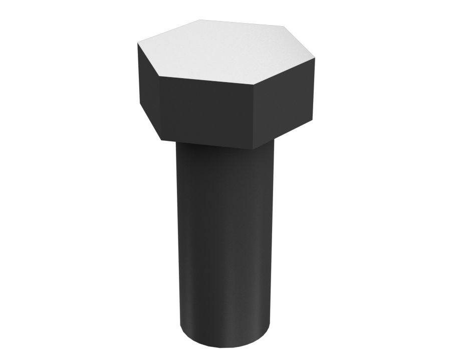 Болт с шестигранной головкой M20-2,5 x 50 мм