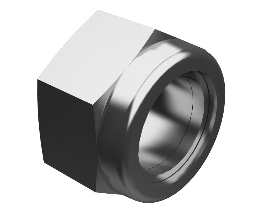3E-9860: 5/16''-18 Hex Lock Nut