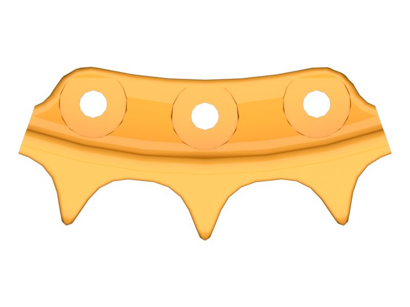 Сегмент ведущего колеса гусеницы