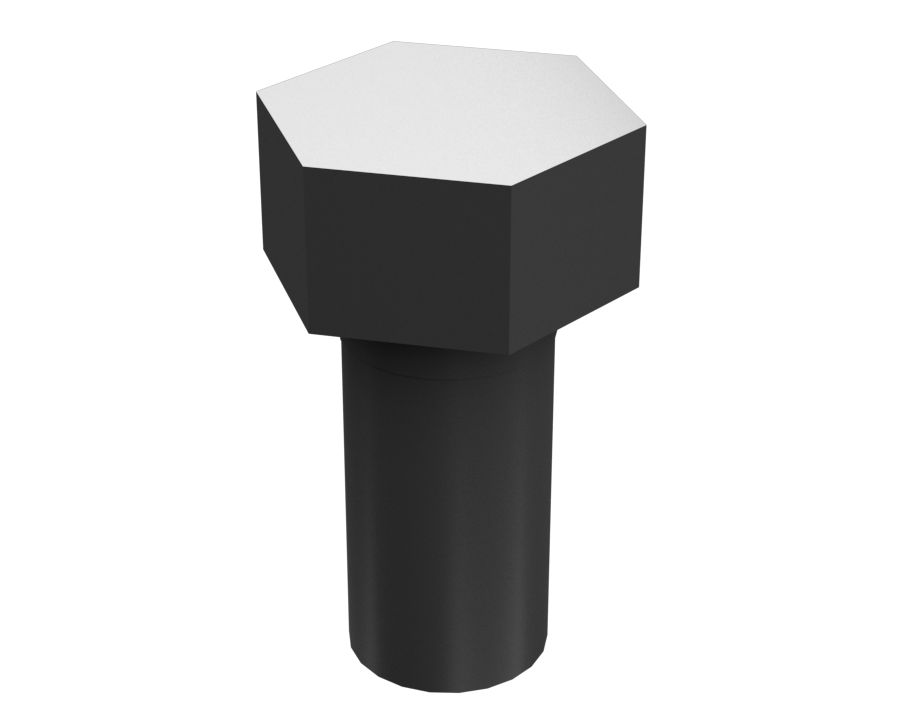 Болт с шестигранной головкой с резьбой 5/8-11