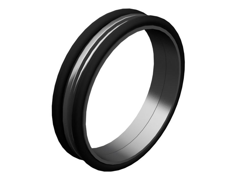 Внутренний диаметр уплотнительного кольца Cat® 126,6 мм Двухконусное уплотнение