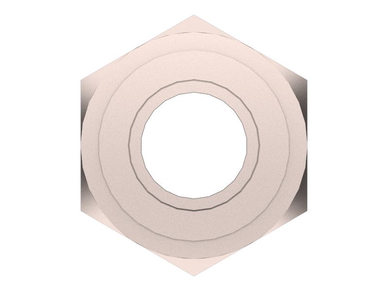 Шестигранная гайка 5/16"-18