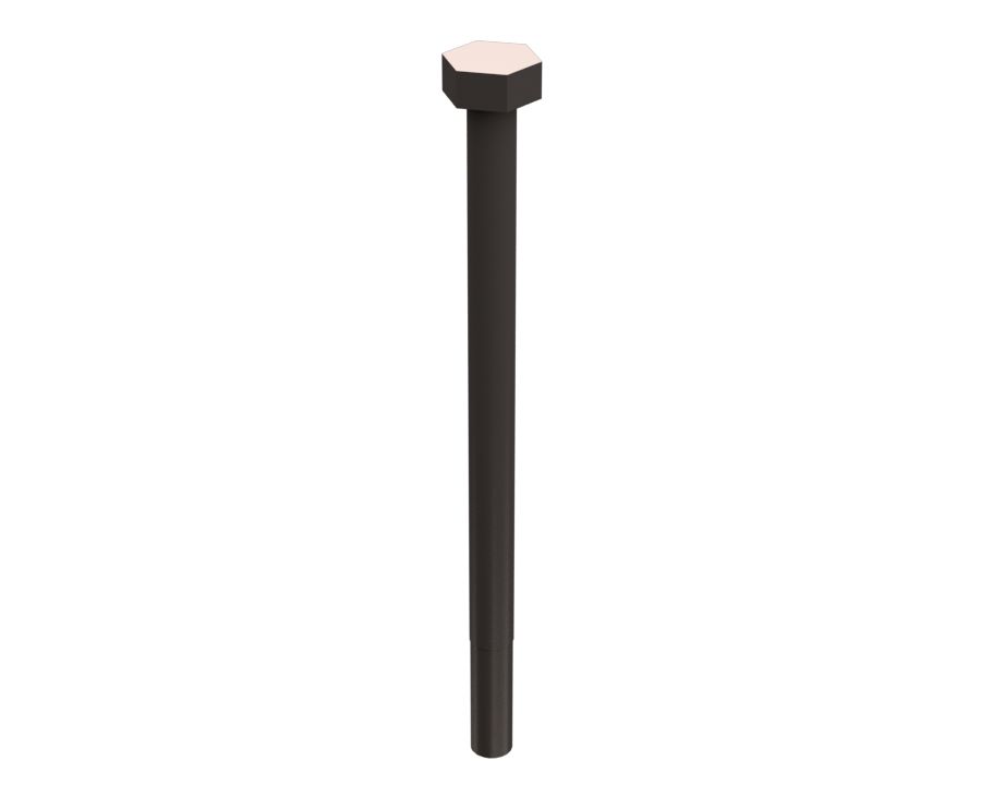 Болт с шестигранной головкой 1/4"-20 x 4