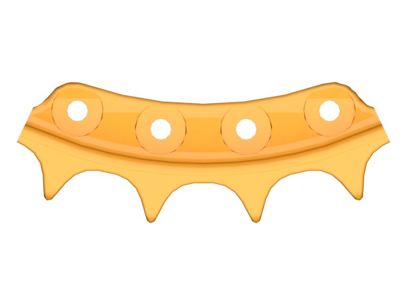 Сегмент ведущего колеса гусеницы