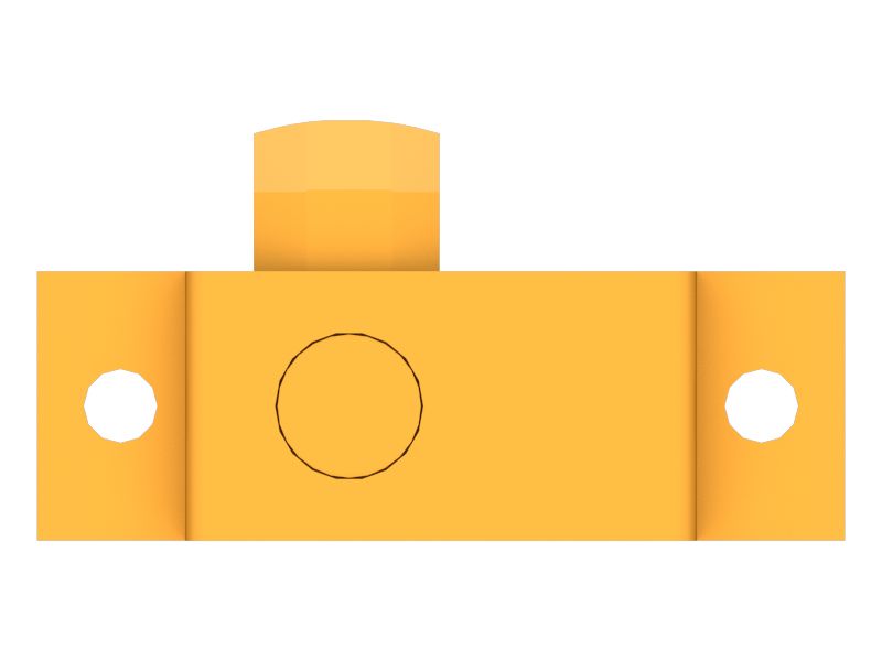 Защелка на 1/4 оборота в сборе