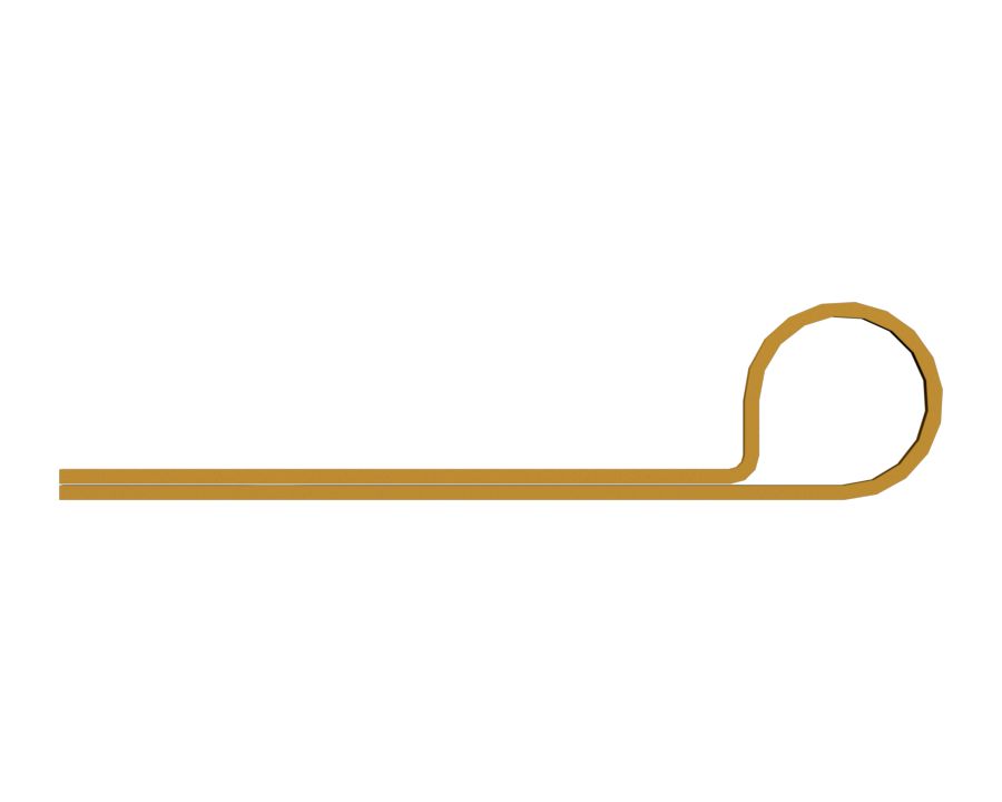 Стальной петлевой хомут, внутренний диаметр 9,52 мм