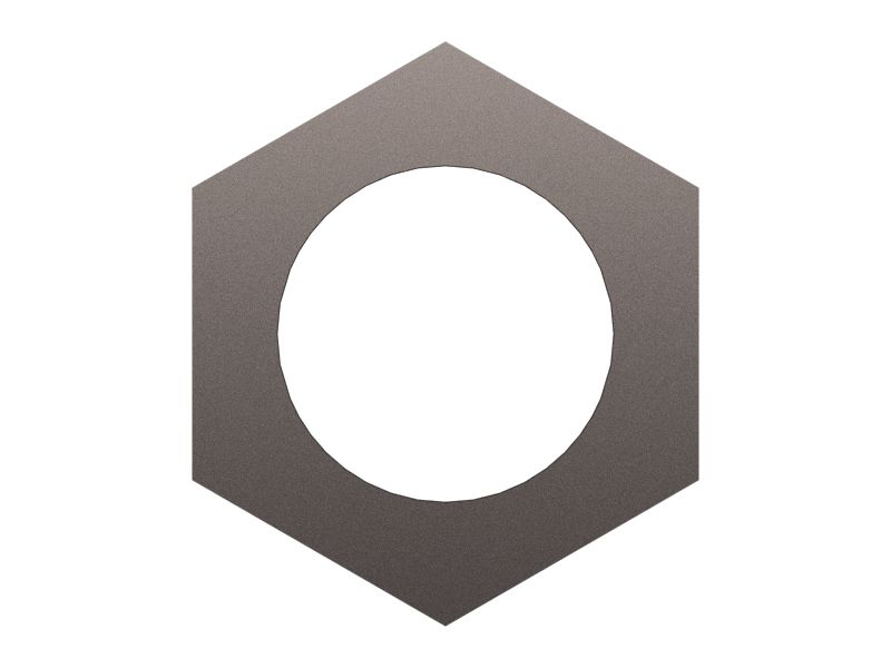 Шестигранная гайка 1/2''-13