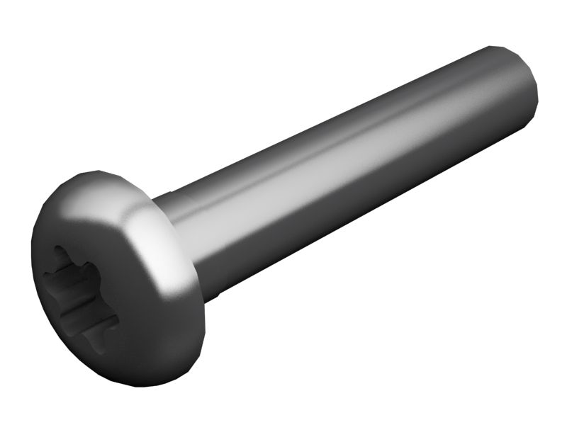 Винт с полукруглой головкой длиной 19,05 мм