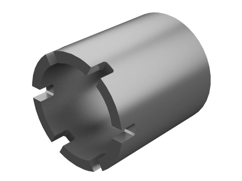 131-0447: Прорезная гайка 15/32''