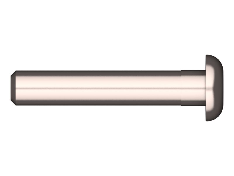 Винт с полукруглой головкой длиной 19,05 мм