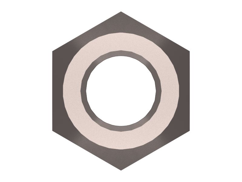 Стопорная гайка с фиксацией по конусу 9/16''-18