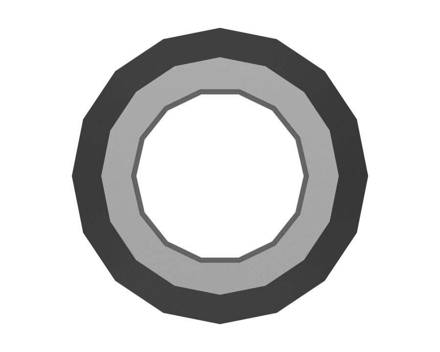 Стальной спиральный пружинный штифт длиной 25,4 мм