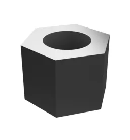 7H-3607: Высокая шестигранная гайка с резьбой 5/8-18