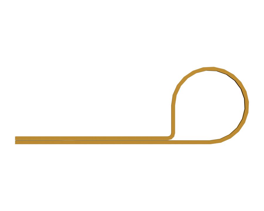 Зажим для однотрубной петли с внутренним диаметром 15,88 мм