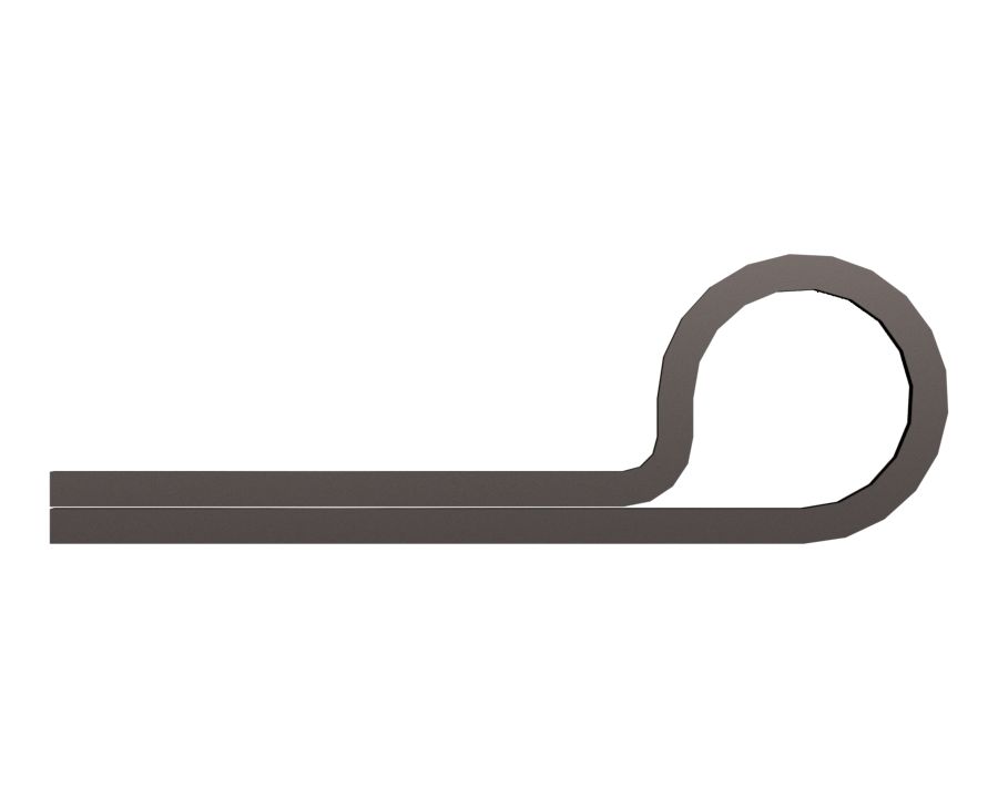 Зажим для одиночной трубки с внутренним диаметром 9,52 мм