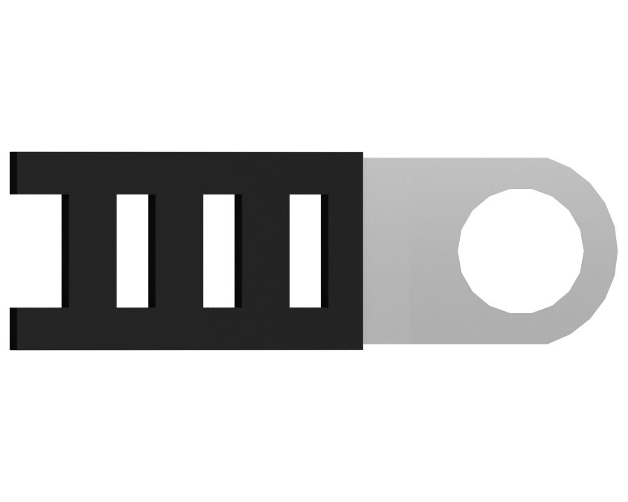 Зажим лестницы шириной 25,00 мм