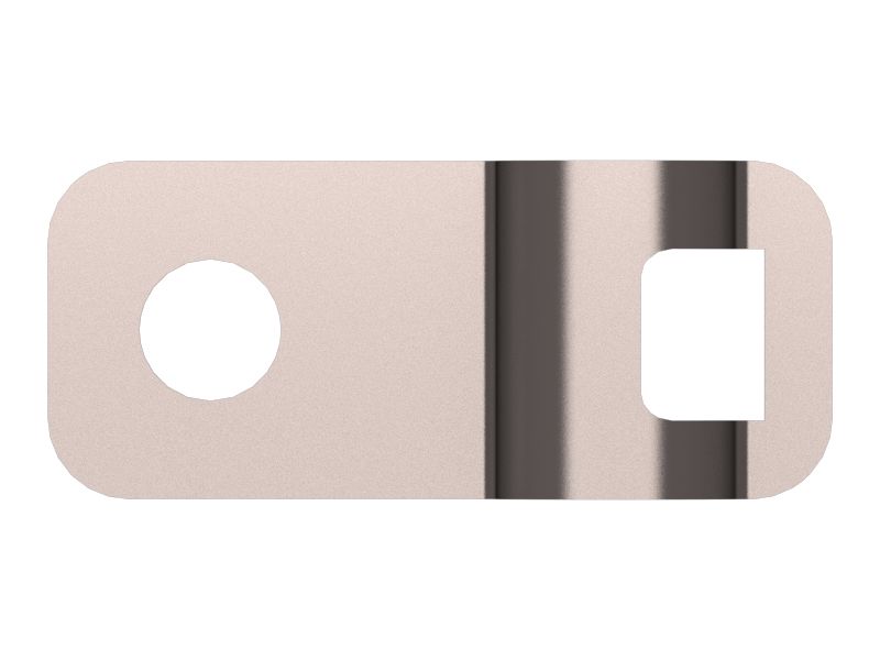 Зажим с половинным пазом для одиночной трубки диаметром 12,70 мм