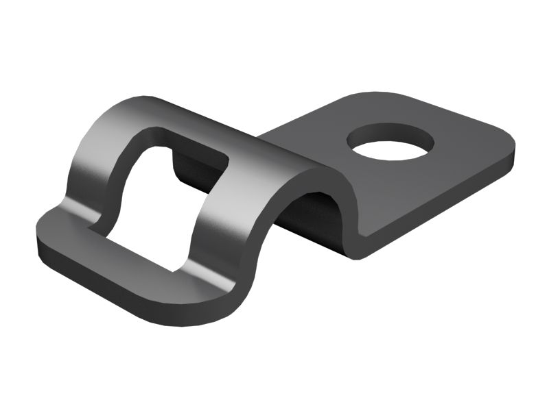 Зажим с половинным пазом для одиночной трубки диаметром 12,70 мм