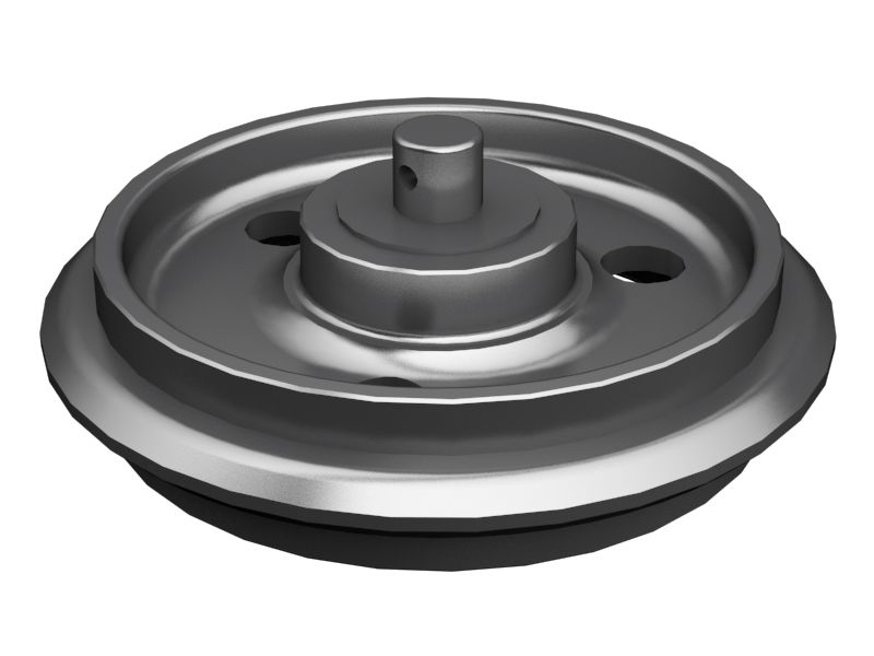 Направляющее колесо экскаватора с наружным диаметром 268 мм