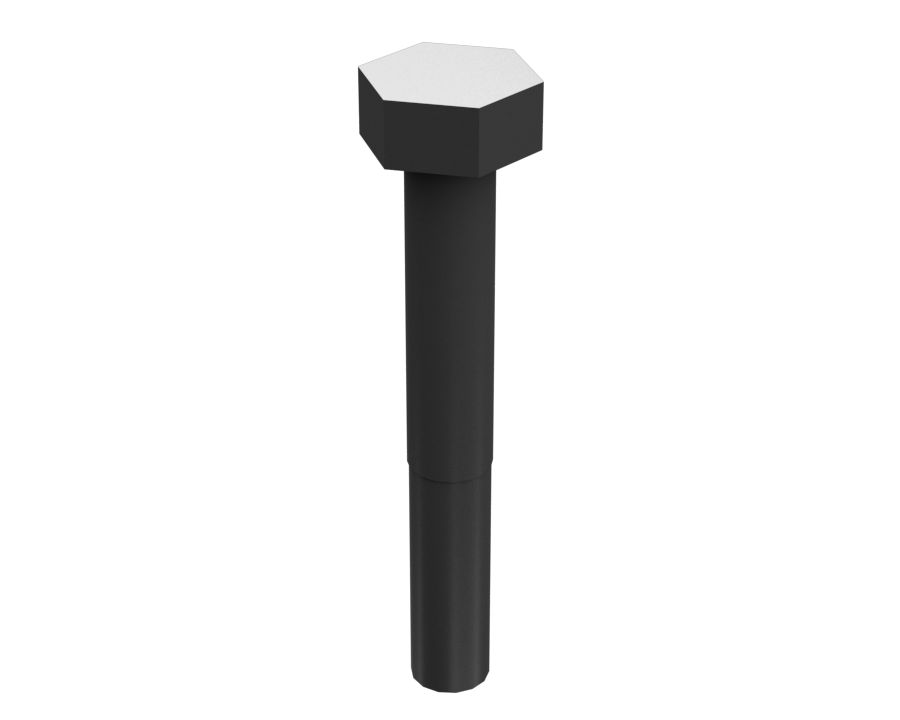 Болт с шестигранной головкой размером 1/4''-20 x 1 3/4''